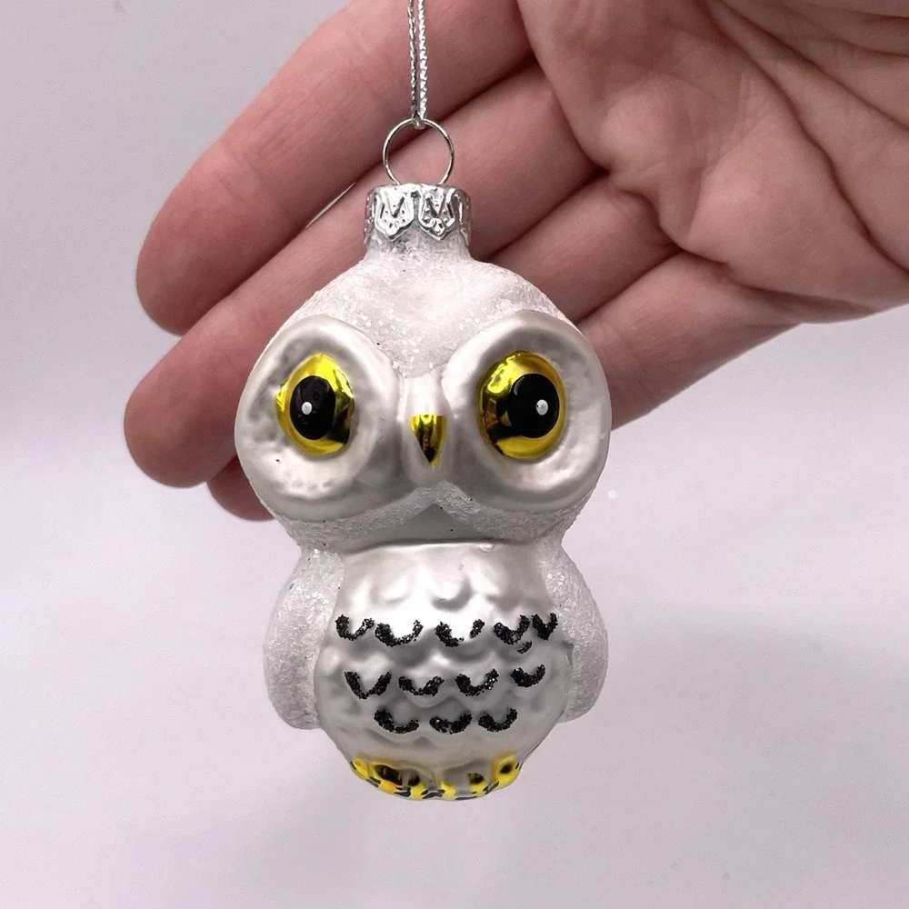 White‎ Glitter Owl 3